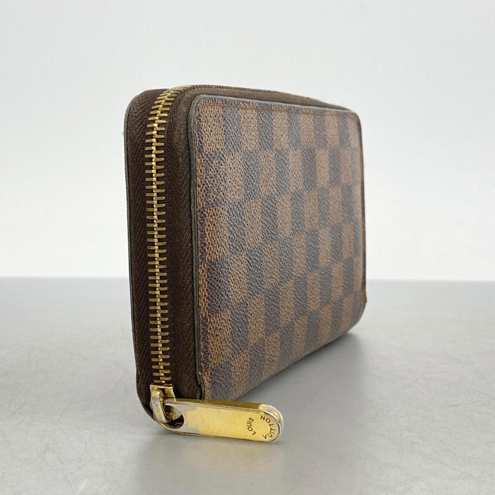 Louis Vuitton Long Wallet Damier Zippy N60015 Ebene Ladies