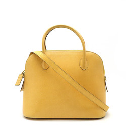 CELINE Celine handbag tote bag shoulder leather yellow