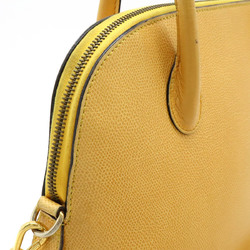 CELINE Celine handbag tote bag shoulder leather yellow