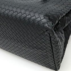 BOTTEGA VENETA Bottega Veneta Intrecciato Roma Bag Handbag Tote Leather Black 171265