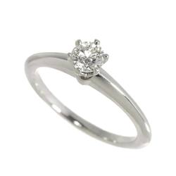 Tiffany & Co. Solitaire Diamond 0.28ct G/VVS1/3EX Size 8 Ring Pt Platinum