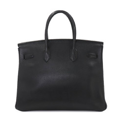 Hermes Birkin 35 Handbag Ardennes Black 〇Y Stamp Gold Hardware