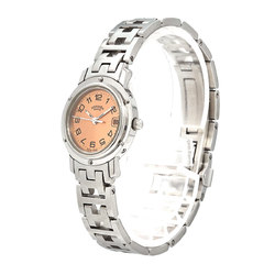 Hermes HERMES Clipper CL4 210 Ladies Watch Date Pink Quartz