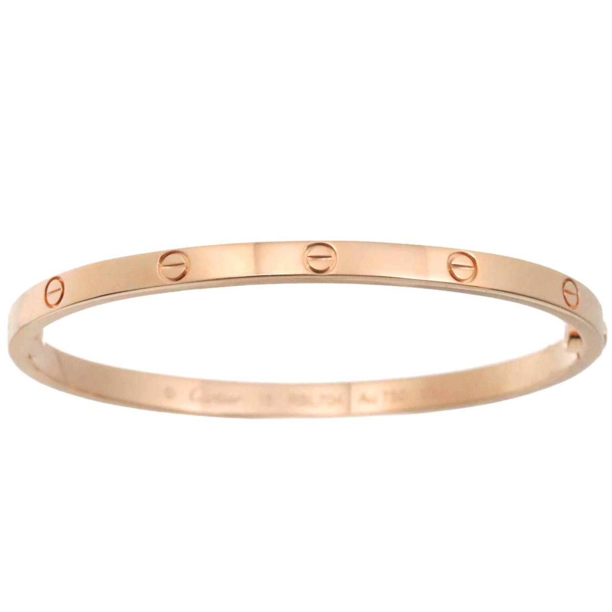 Cartier Love Bracelet SM #15 K18 PG Pink Gold 750 Bangle