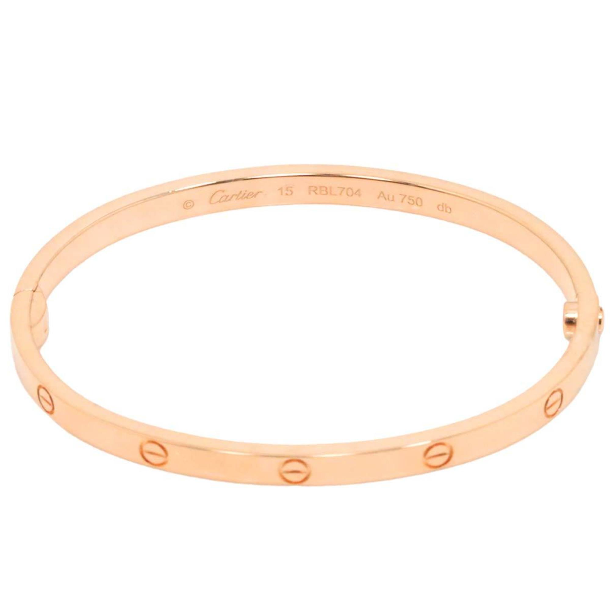 Cartier Love Bracelet SM #15 K18 PG Pink Gold 750 Bangle