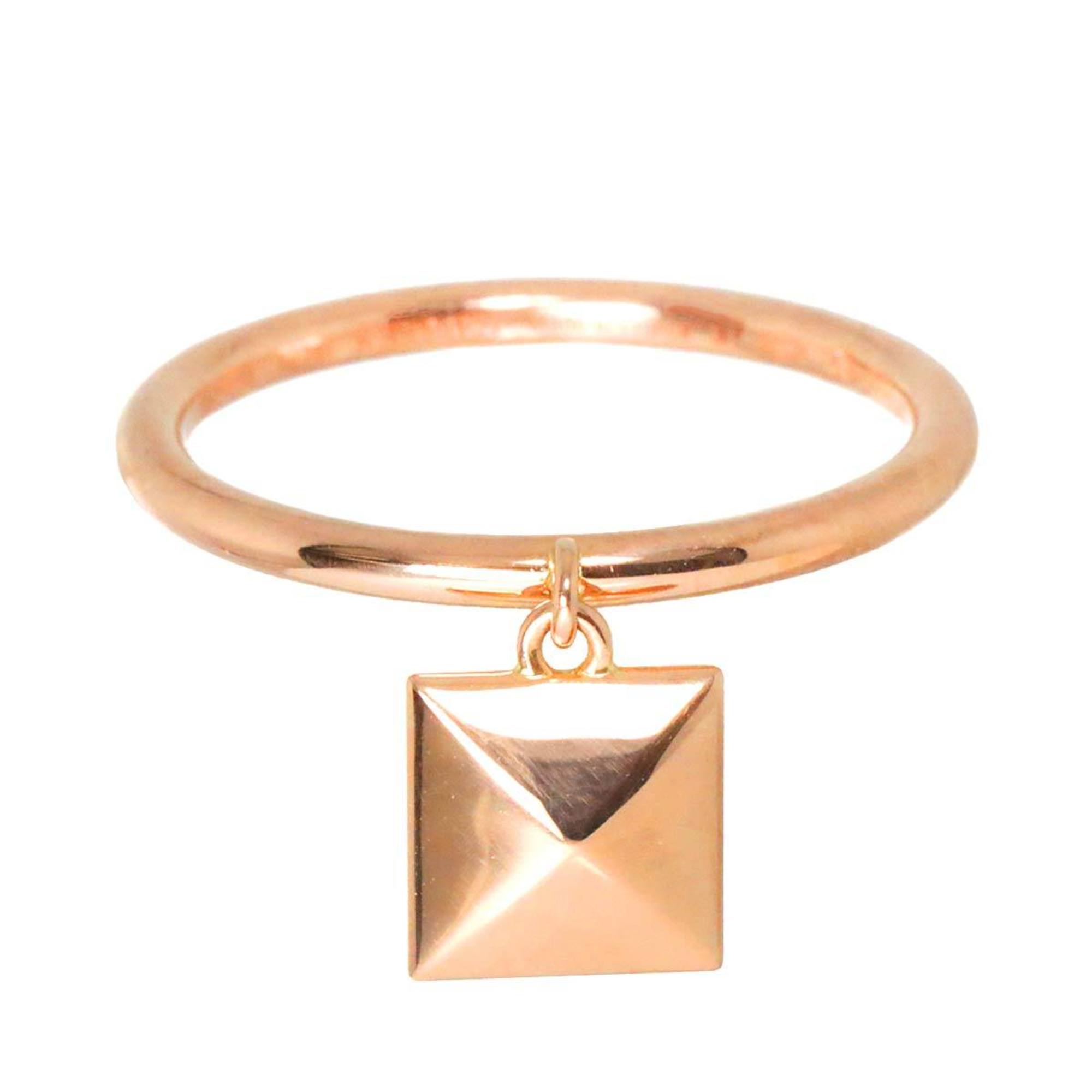 Hermes HERMES Crudo H #51 Ring K18 PG Pink Gold 750