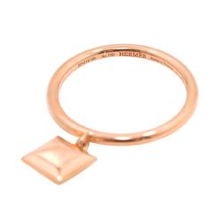 Hermes HERMES Crudo H #51 Ring K18 PG Pink Gold 750