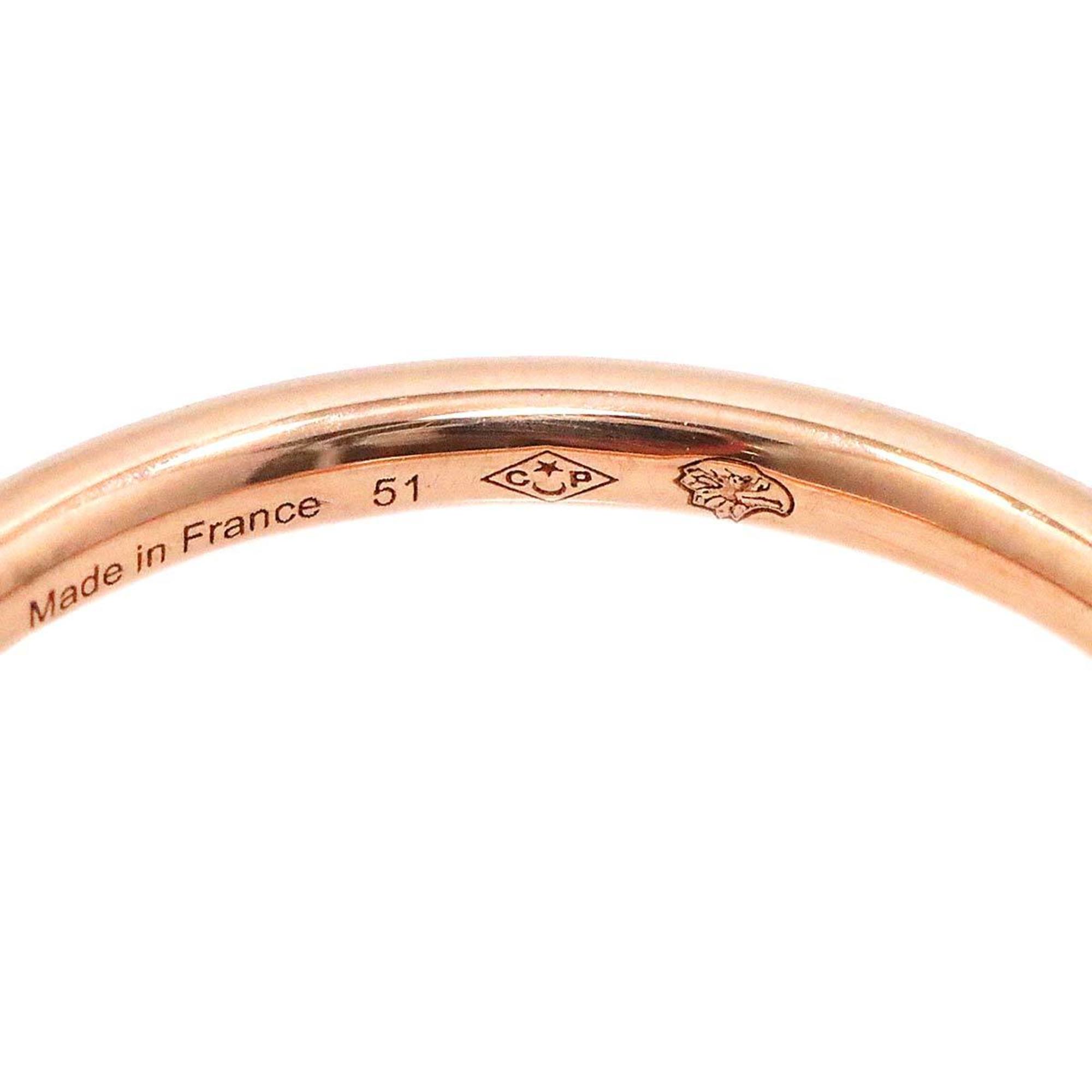 Hermes HERMES Crudo H #51 Ring K18 PG Pink Gold 750