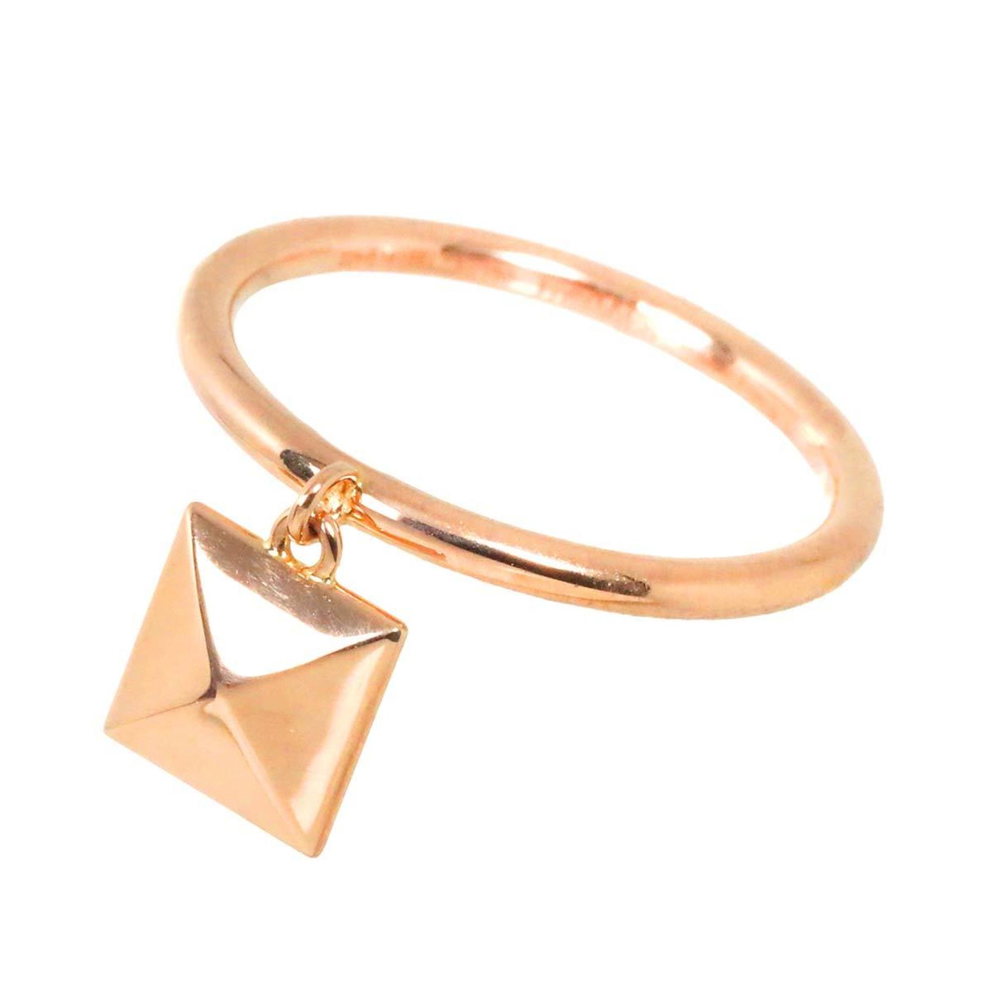 Hermes HERMES Crudo H #51 Ring K18 PG Pink Gold 750