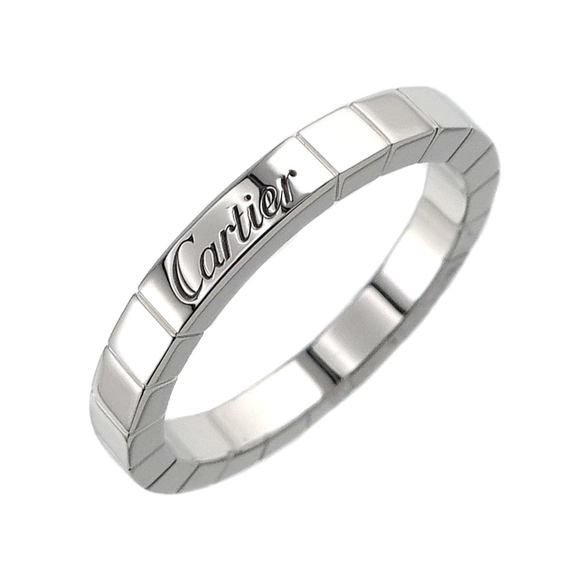 Cartier Laniere #57 Ring K18 WG White Gold 750