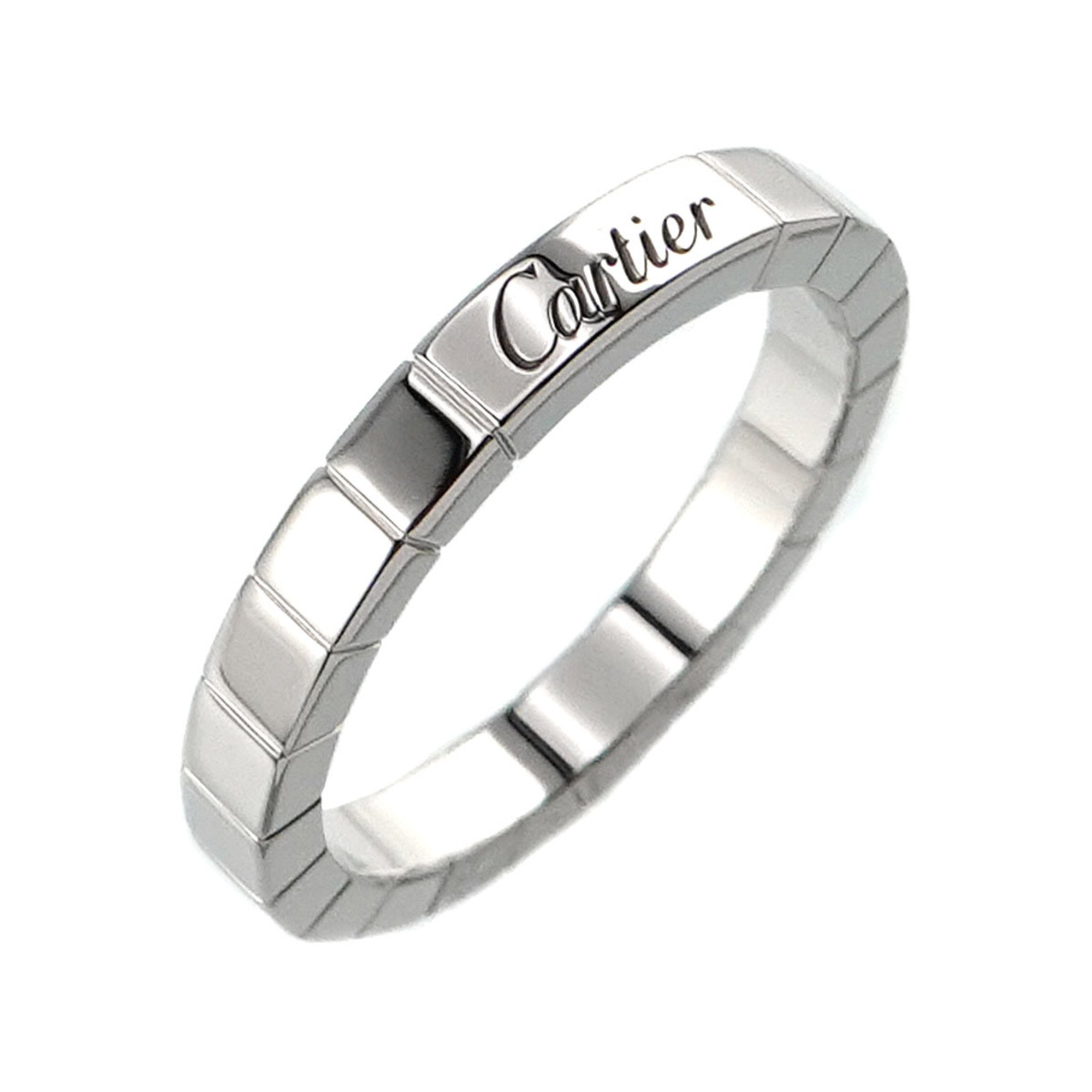 Cartier Laniere #57 Ring K18 WG White Gold 750