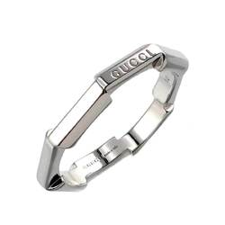 GUCCI Link to Love #10 Ring K18 WG White Gold 750