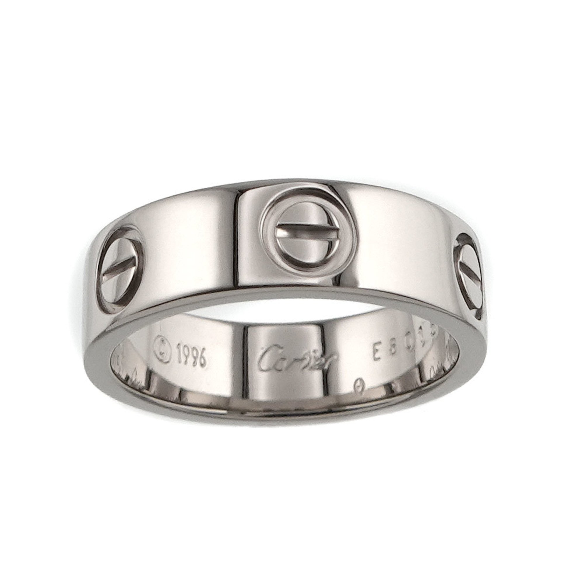 Cartier Love #54 Ring K18 WG White Gold 750