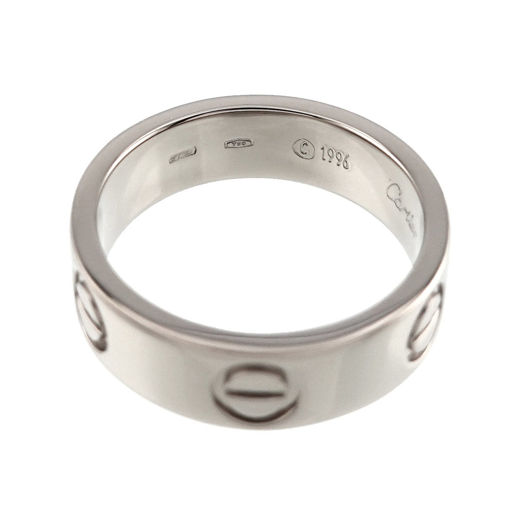 Cartier Love #54 Ring K18 WG White Gold 750