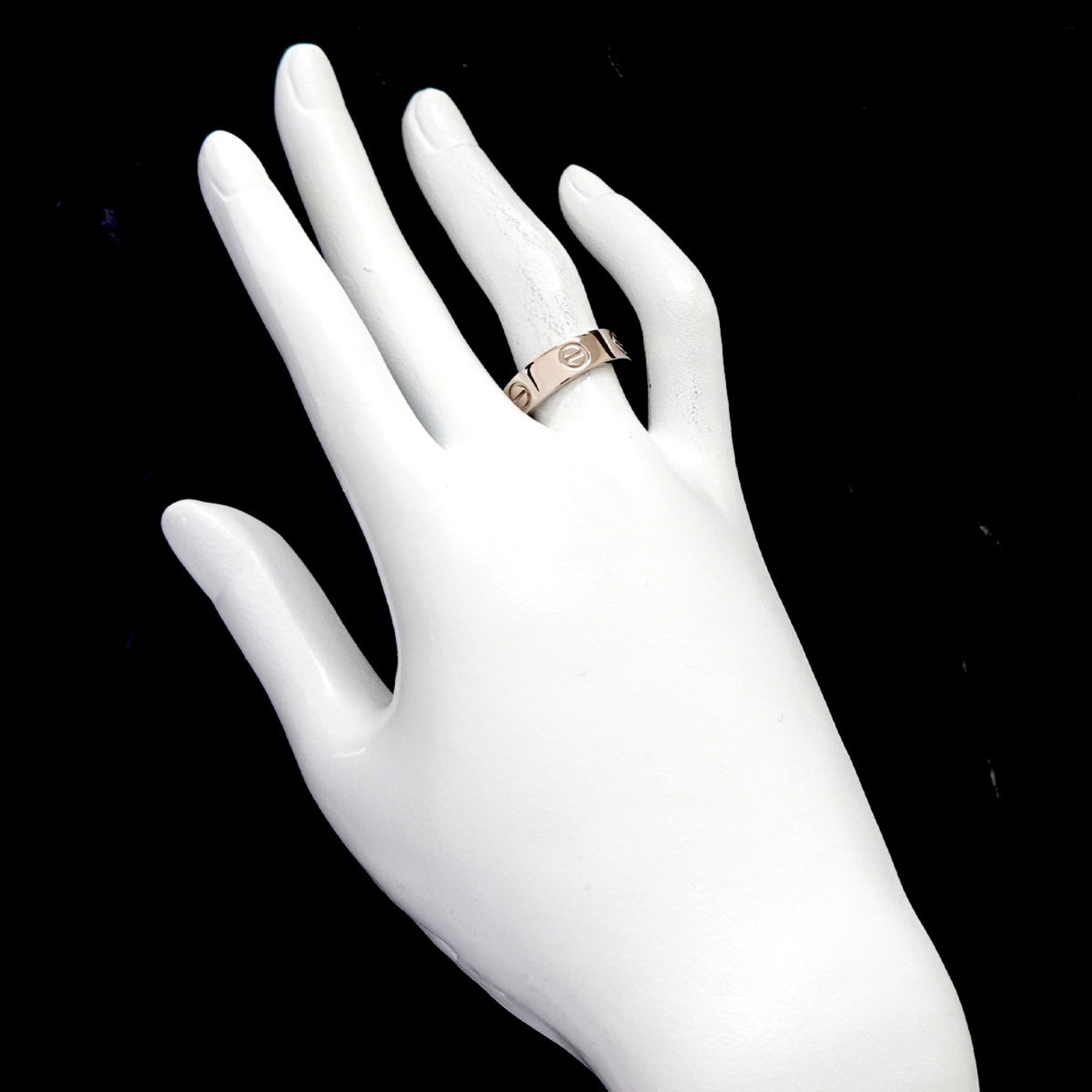 Cartier Love #54 Ring K18 WG White Gold 750