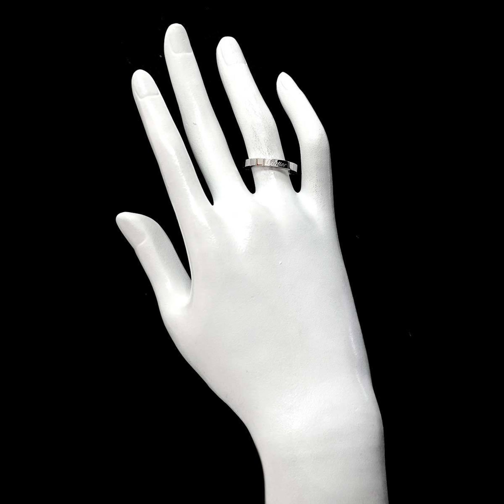 Cartier Laniere #52 Ring K18 WG White Gold 750