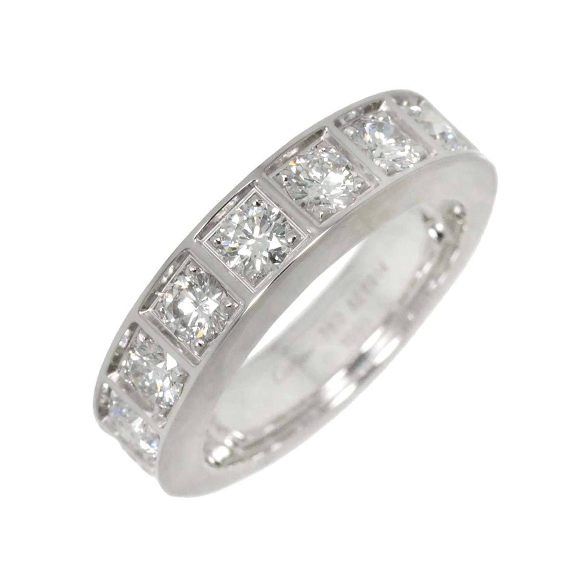 Cartier Tectonic 12-size Ring Diamond K18WG White Gold 750