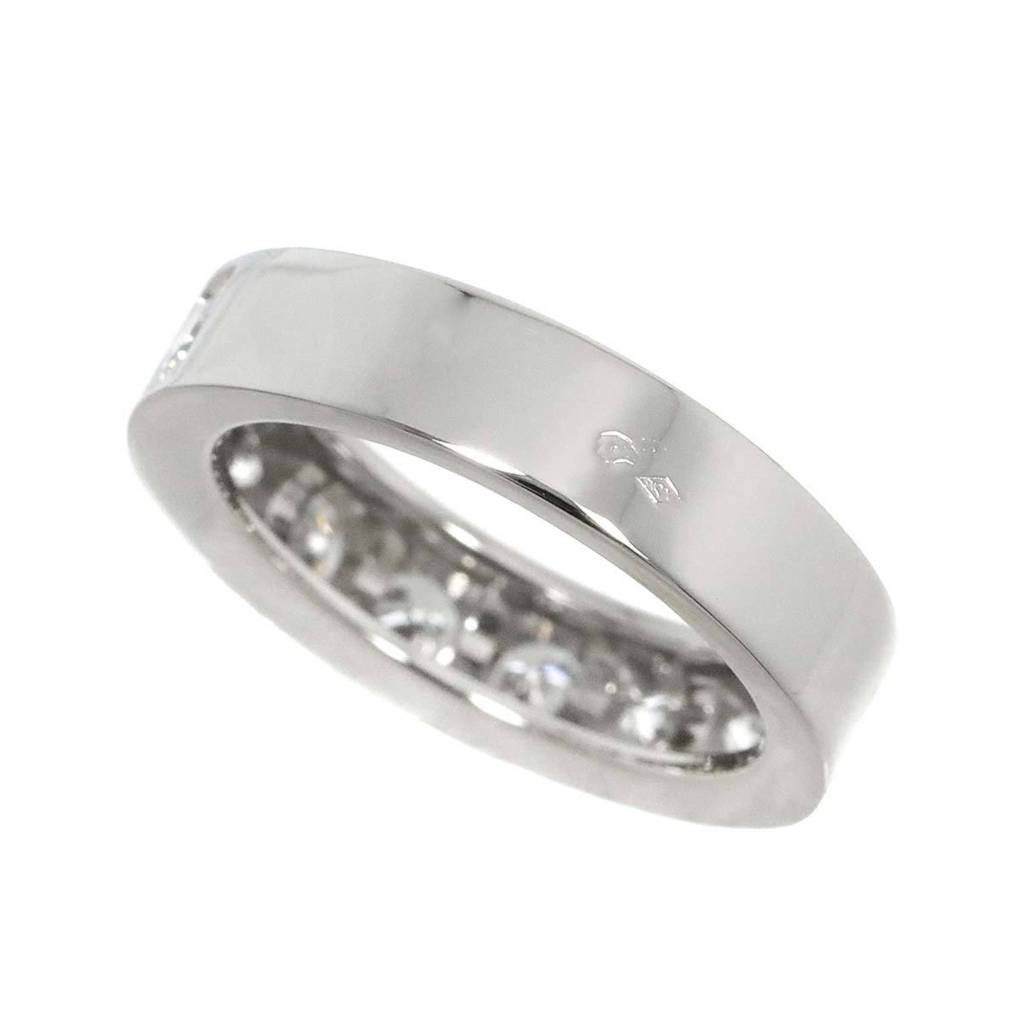 Cartier Tectonic 12-size Ring Diamond K18WG White Gold 750