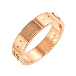 Gucci Icon Amor #6 Ring, K18 PG Pink Gold 750, Heart Ring