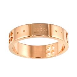 Gucci Icon Amor #6 Ring, K18 PG Pink Gold 750, Heart Ring