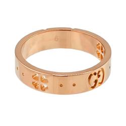 Gucci Icon Amor #6 Ring, K18 PG Pink Gold 750, Heart Ring