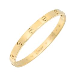 Cartier Love Bracelet #17 K18 YG Yellow Gold 750 Bangle