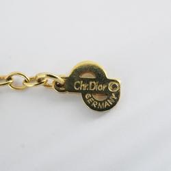 Christian Dior Necklace CD GP Plated Gold Women's