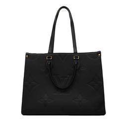 Louis Vuitton Tote Bag Monogram Empreinte On the Go MM M45595 Noir Ladies