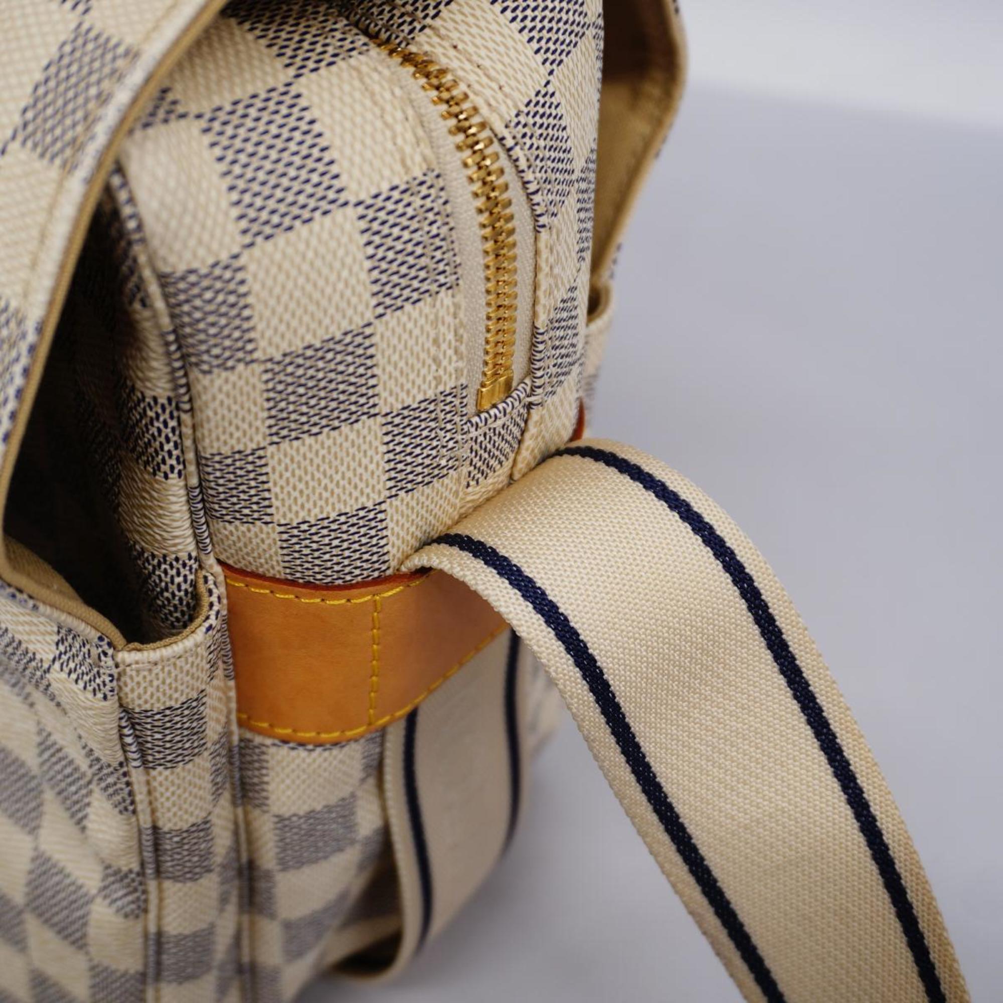 Louis Vuitton Shoulder Bag Damier Azur Naviglio N51189 White Women's