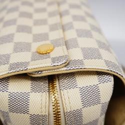 Louis Vuitton Shoulder Bag Damier Azur Naviglio N51189 White Women's