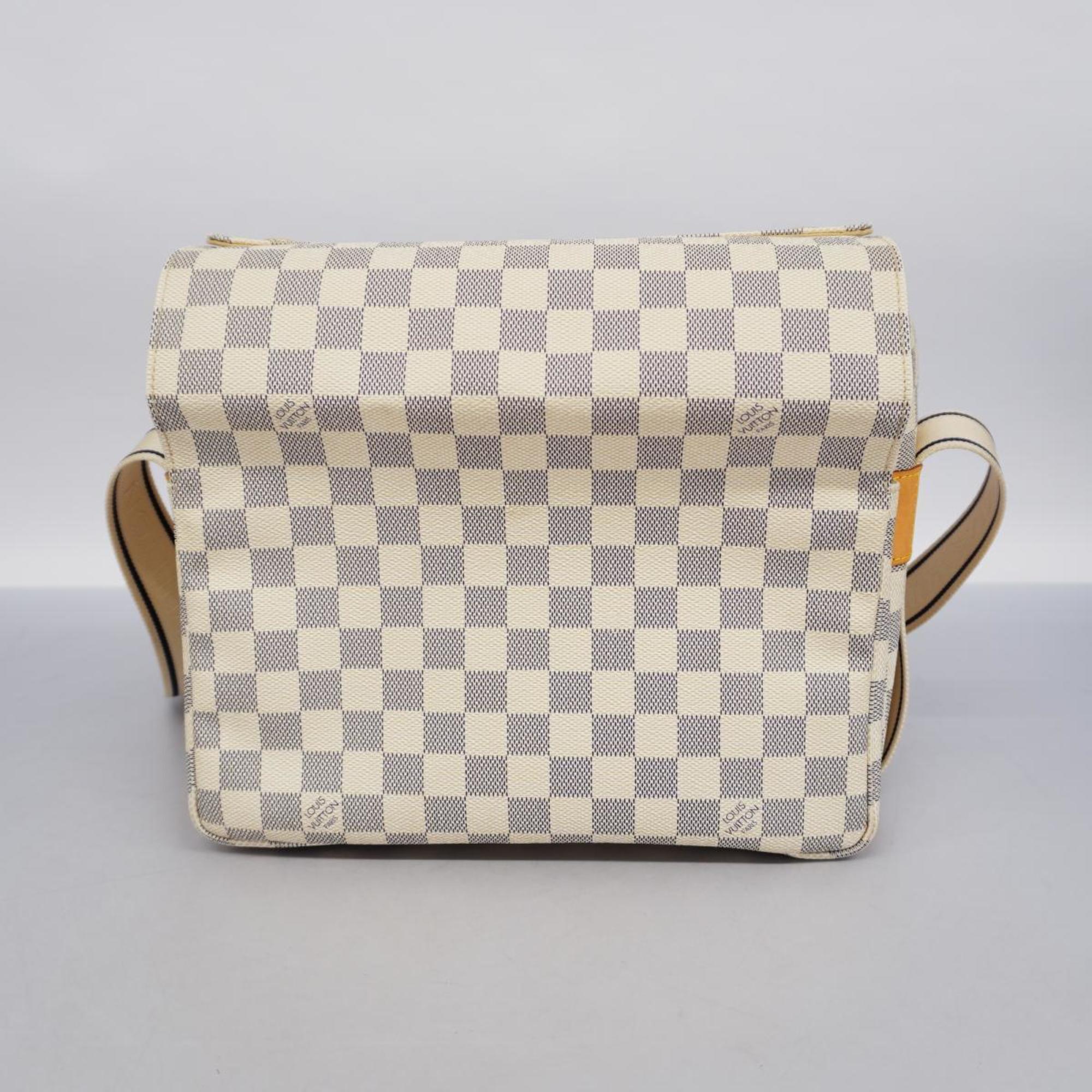 Louis Vuitton Shoulder Bag Damier Azur Naviglio N51189 White Women's