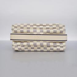 Louis Vuitton Shoulder Bag Damier Azur Naviglio N51189 White Women's