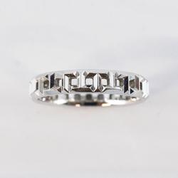 Tiffany Ring T Toe Narrow K18WG White Gold Ladies