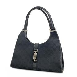 Gucci Handbag GG Canvas Jackie 01719 Black Women's