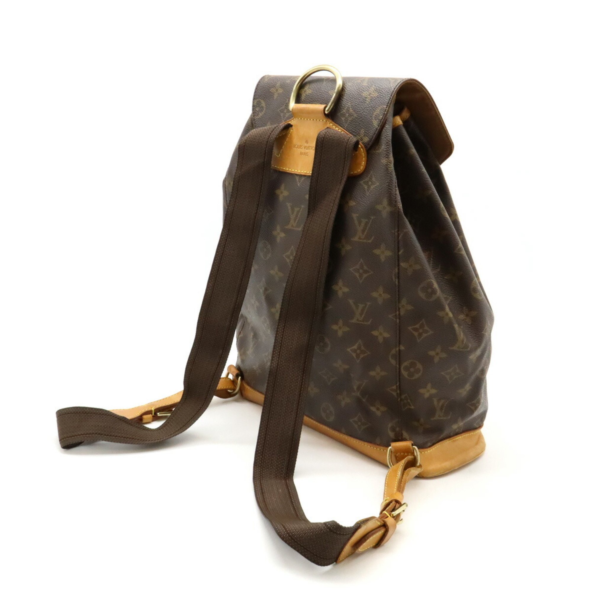 LOUIS VUITTON Louis Vuitton Monogram Montsouris MM Rucksack Backpack Shoulder Bag M51136