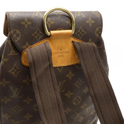 LOUIS VUITTON Louis Vuitton Monogram Montsouris MM Rucksack Backpack Shoulder Bag M51136