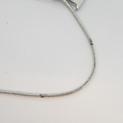 Christian Dior Necklace D Metal Silver Women's