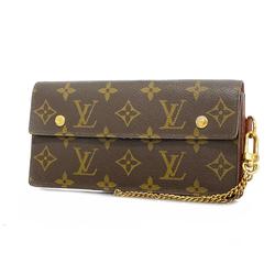 Louis Vuitton Wallet Monogram Portefeuille Accordion M58008 Brown Men's Women's