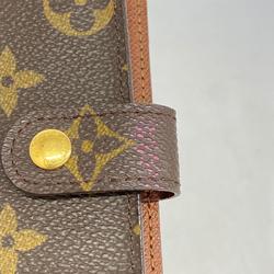 Louis Vuitton Notebook Cover Monogram Agenda PM R20005 Brown Men's Women's