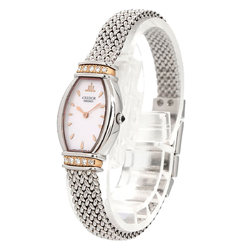 Seiko Credor Combi GSTE966 Ladies Watch Lug Diamond 1E70 3B90 Pink Shell 18KT Quartz CREDOR