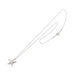 Tiffany & Co. Starfish Diamond Necklace 41cm Pt Platinum