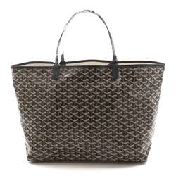 GOYARD Saint Louis GM Herringbone PVC Leather Black