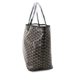 GOYARD Saint Louis GM Herringbone PVC Leather Black