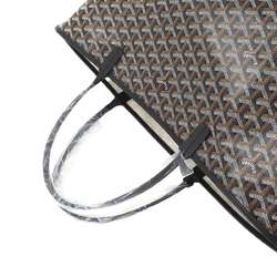 GOYARD Saint Louis GM Herringbone PVC Leather Black