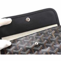 GOYARD Saint Louis GM Herringbone PVC Leather Black