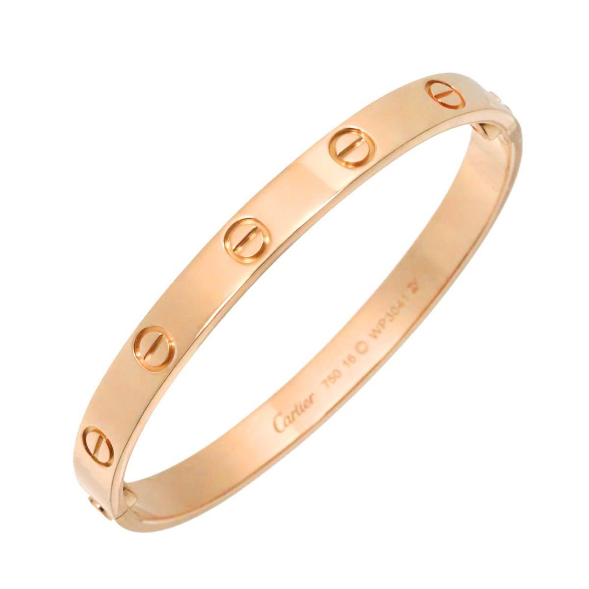 Cartier Love Bracelet #16 K18 PG Pink Gold 750 Bangle