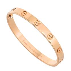 Cartier Love Bracelet #16 K18 PG Pink Gold 750 Bangle