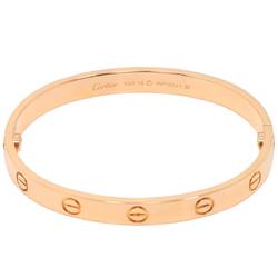 Cartier Love Bracelet #16 K18 PG Pink Gold 750 Bangle