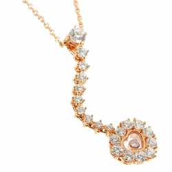 Chopard Happy Diamond Heart Necklace 42cm K18 PG Pink Gold 750