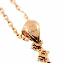 Chopard Happy Diamond Heart Necklace 42cm K18 PG Pink Gold 750